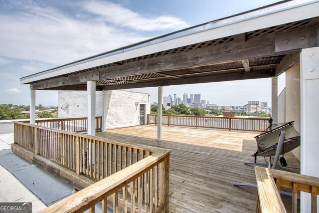 505 Whitehall St SW Unit 102, Atlanta, GA 30303 - deck featuring a view of city