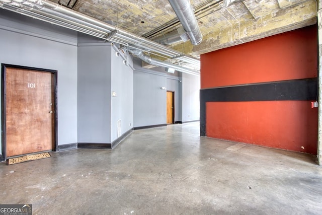 505 Whitehall St SW Unit 102, Atlanta, GA 30303 - basement featuring baseboards