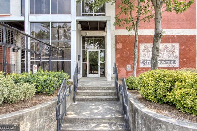 505 Whitehall St SW Unit 102, Atlanta, GA 30303 - view of exterior entry featuring brick siding