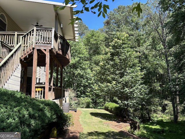 245 River Laurel Way, Woodstock, GA 30188 - view of home's exterior with stairway and a deck