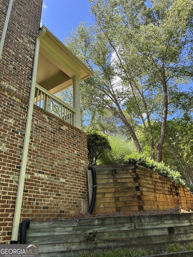 245 River Laurel Way, Woodstock, GA 30188 - exterior view of brick siding