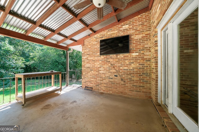 2933 King Alfred Dr, Macon, GA 31204 - view of patio featuring ceiling fan and a pergola