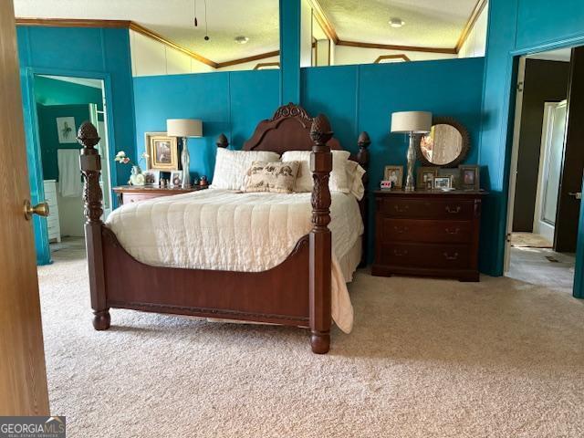 210 Vineyard Rd, Thomaston, GA 30286 - bedroom with carpet and crown molding