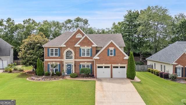 960 Pebblestone Ct, Alpharetta, GA 30009 - view of front facade featuring brick siding, driveway, a garage, and roof with shingles