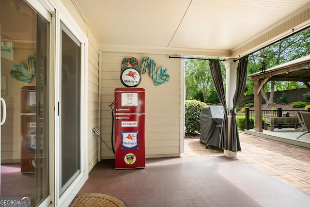 960 Pebblestone Ct, Alpharetta, GA 30009 - view of patio with a grill