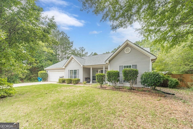 123 Chippewa Run, Auburn, GA 30011 - ranch-style house featuring an attached garage and driveway