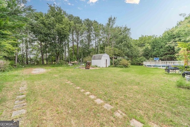 123 Chippewa Run, Auburn, GA 30011 - view of grassy yard with a swimming pool