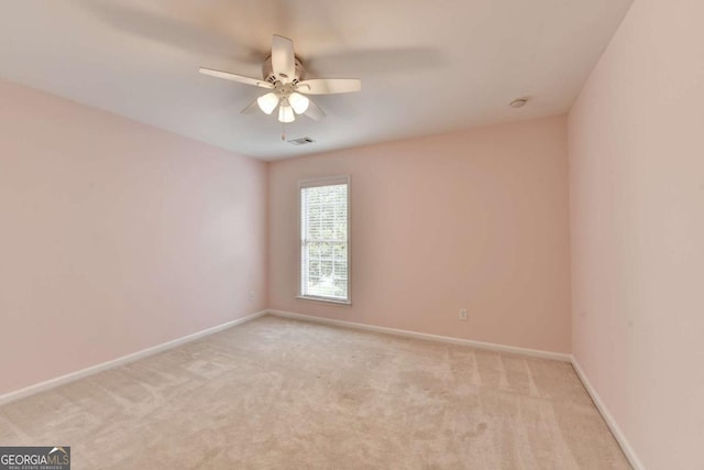 475 Bayswater Way, Suwanee, GA 30024 - unfurnished room with light colored carpet and a ceiling fan