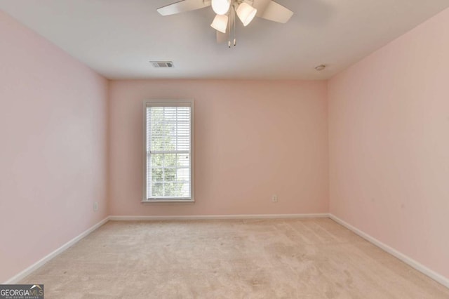 475 Bayswater Way, Suwanee, GA 30024 - empty room with light colored carpet and a ceiling fan
