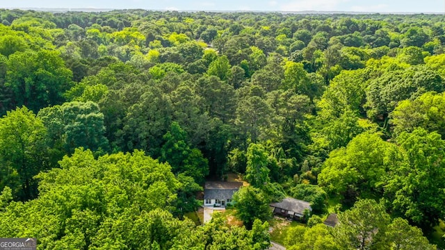 398 Baker Cir NW, Atlanta, GA 30318 - view of subject property with a heavily wooded area
