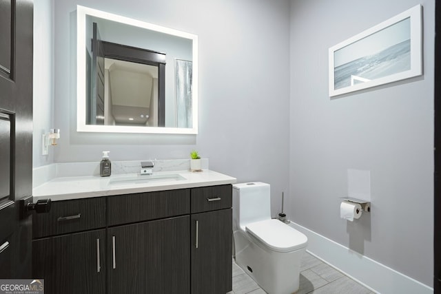 2804 Skyland Dr NE, Brookhaven, GA 30341 - bathroom featuring vanity and toilet