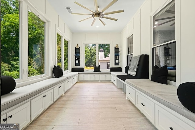 2804 Skyland Dr NE, Brookhaven, GA 30341 - sunroom / solarium featuring wood finished floors