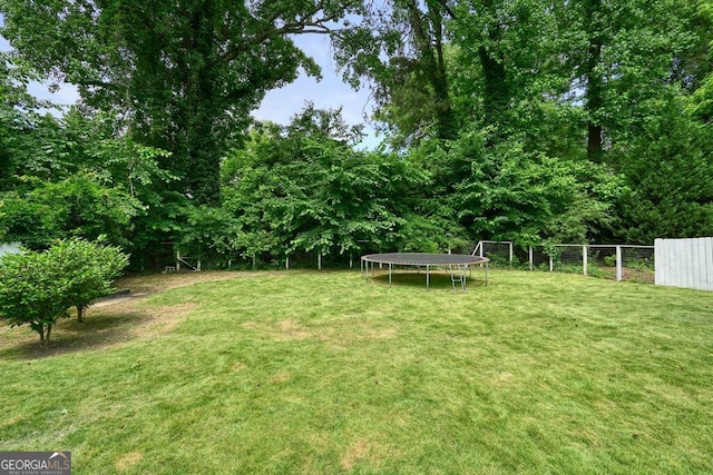 2804 Skyland Dr NE, Brookhaven, GA 30341 - view of yard with a trampoline