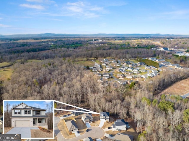 325 Magnolia Villas Dr, Cornelia, GA 30531 - view of property location with a heavily wooded area and property parcel outlined