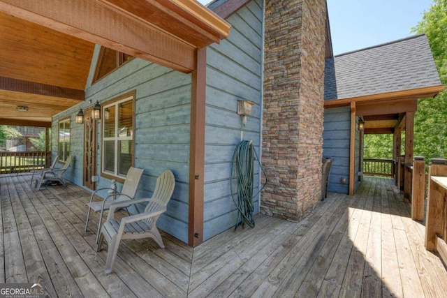 602 Mill Ridge Rd, Hiawassee, GA 30546 - view of deck