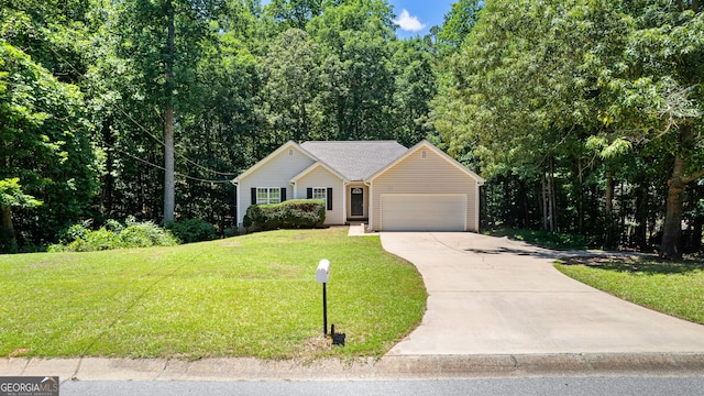 80 Corn Row Ct, Newnan, GA 30263 - view of front of property with driveway, an attached garage, and a front yard