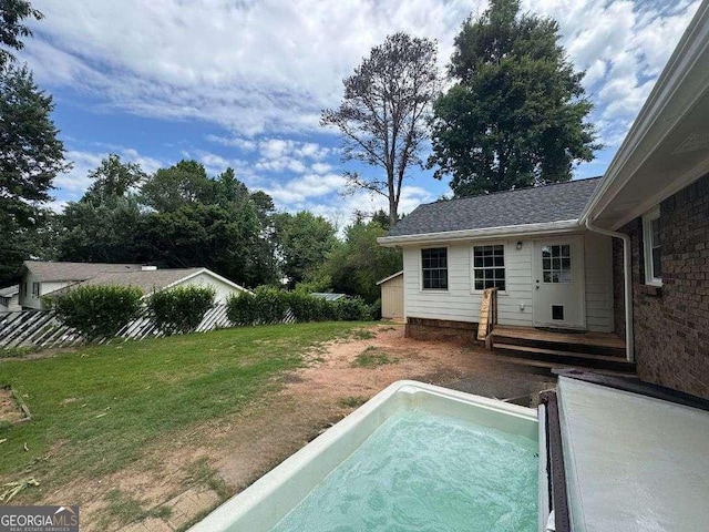 3642 S Bogan Rd, Buford, GA 30519 - view of pool with a yard