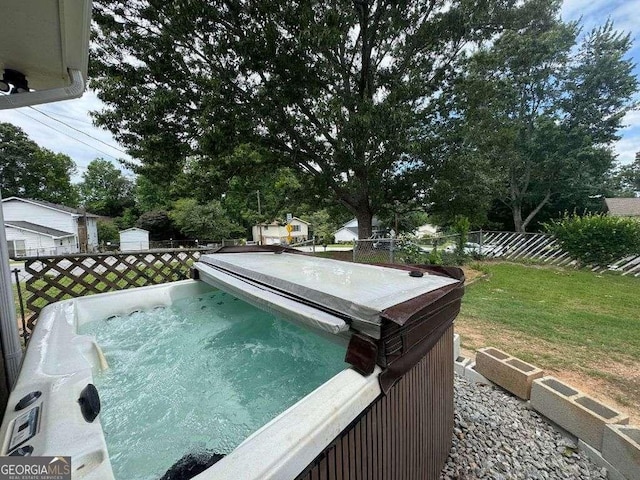 3642 S Bogan Rd, Buford, GA 30519 - view of pool featuring a hot tub