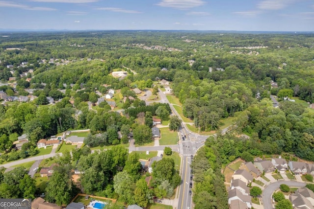 3642 S Bogan Rd, Buford, GA 30519 - aerial view of a heavily wooded area
