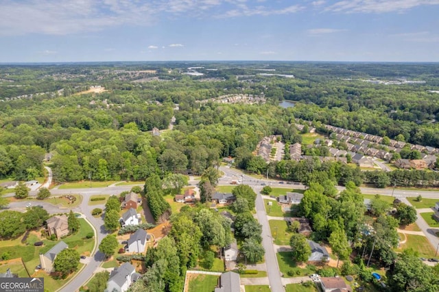 3642 S Bogan Rd, Buford, GA 30519 - aerial view of property's location with a heavily wooded area