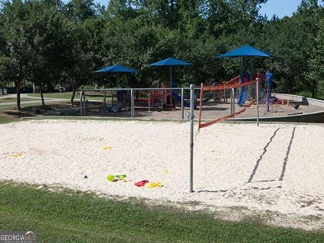 3642 S Bogan Rd, Buford, GA 30519 - community play area featuring volleyball court