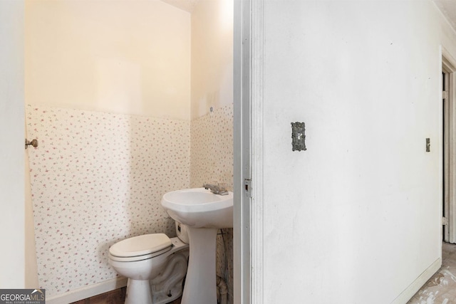 117 Chester Harris Dr, Dallas, GA 30132 - bathroom with toilet