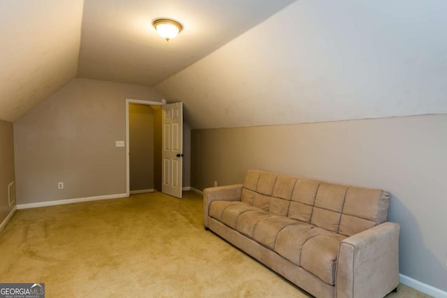 5533 Rose Ridge Ct, Flowery Branch, GA 30542 - additional living space featuring carpet, lofted ceiling, and baseboards
