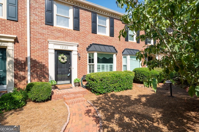 1223 Whitlock Ridge Dr SW, Marietta, GA 30064 - view of front facade featuring brick siding