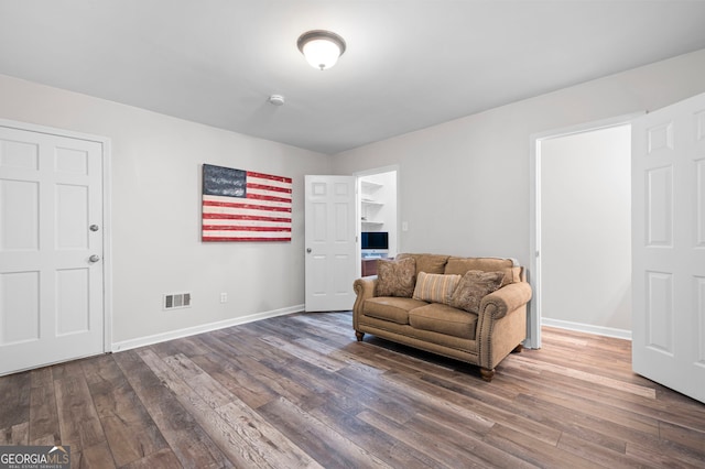 1223 Whitlock Ridge Dr SW, Marietta, GA 30064 - living area with hardwood / wood-style flooring