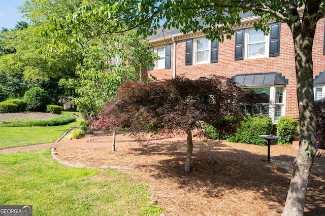 1223 Whitlock Ridge Dr SW, Marietta, GA 30064 - view of front of house with brick siding and a front yard