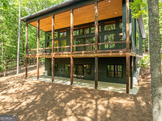221 Goldmine Rd, Morganton, GA 30560 - back of house featuring a patio and a wooden deck