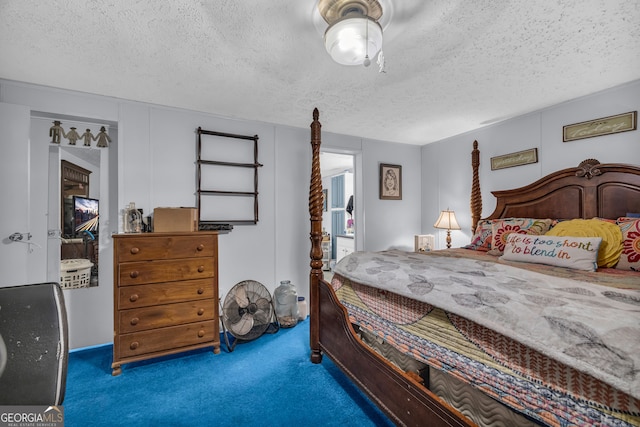 3085 Pea Ridge Rd, Cornelia, GA 30531 - bedroom with carpet and a textured ceiling