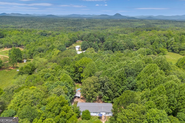 3085 Pea Ridge Rd, Cornelia, GA 30531 - drone / aerial view of a forest and mountains