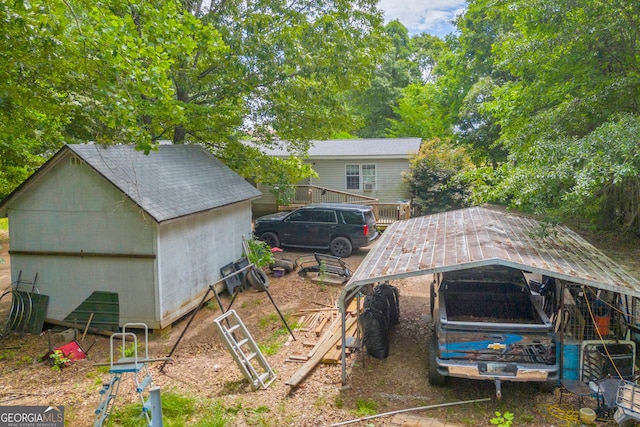 3085 Pea Ridge Rd, Cornelia, GA 30531 - view of yard with an outdoor structure