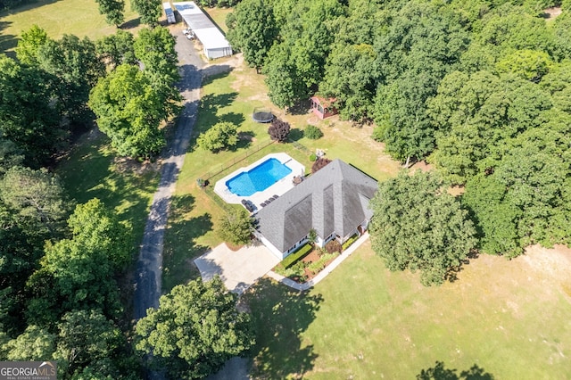 520 Campbell Rd, Cedartown, GA 30125 - aerial overview of property's location with a pool area