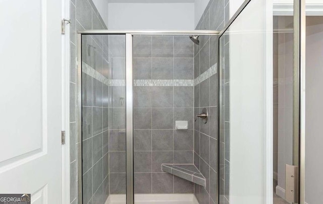653 Forest Way, Cornelia, GA 30531 - full bathroom with a stall shower