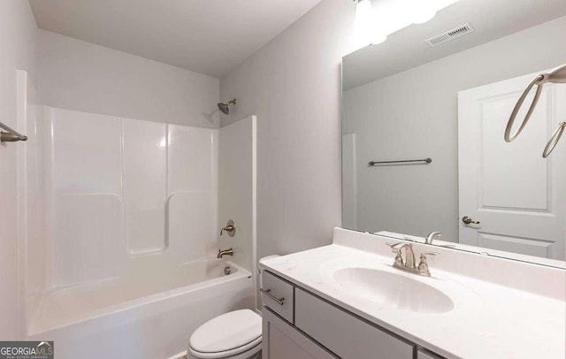 653 Forest Way, Cornelia, GA 30531 - full bathroom featuring toilet, vanity, and bathing tub / shower combination