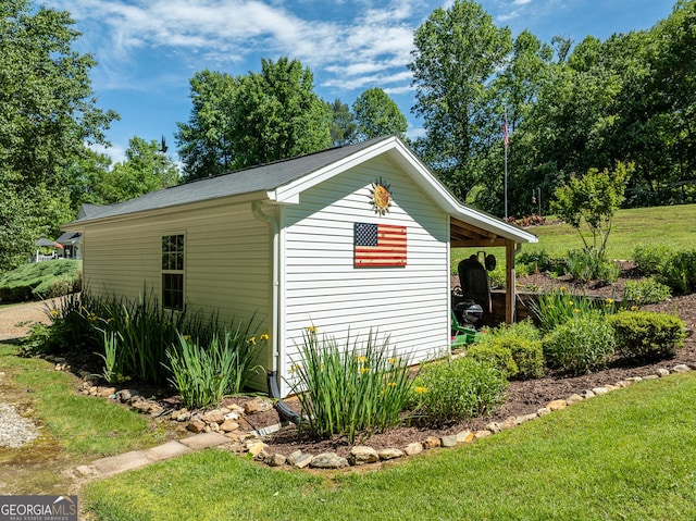 724 Fish Cove Rd, Blairsville, GA 30512 - view of property exterior with a lawn