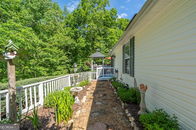 724 Fish Cove Rd, Blairsville, GA 30512 - view of yard with a gazebo