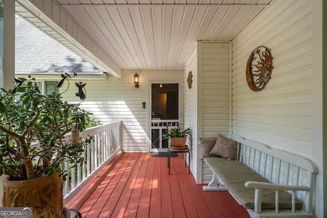 724 Fish Cove Rd, Blairsville, GA 30512 - view of wooden terrace