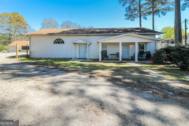 387 Colvin Dr, Locust Grove, GA 30248 - view of front of home with a porch
