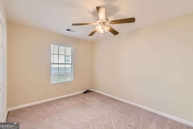 484 Cathedral Dr, Mcdonough, GA 30253 - carpeted spare room featuring baseboards and ceiling fan