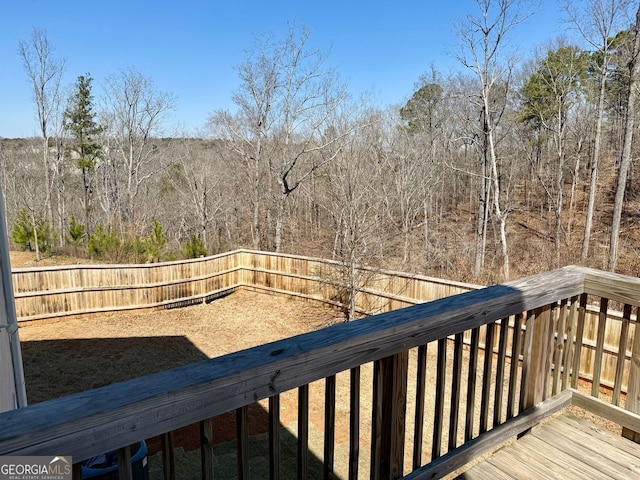 3836 Saddle Hill Way, Douglasville, GA 30135 - deck featuring a fenced backyard