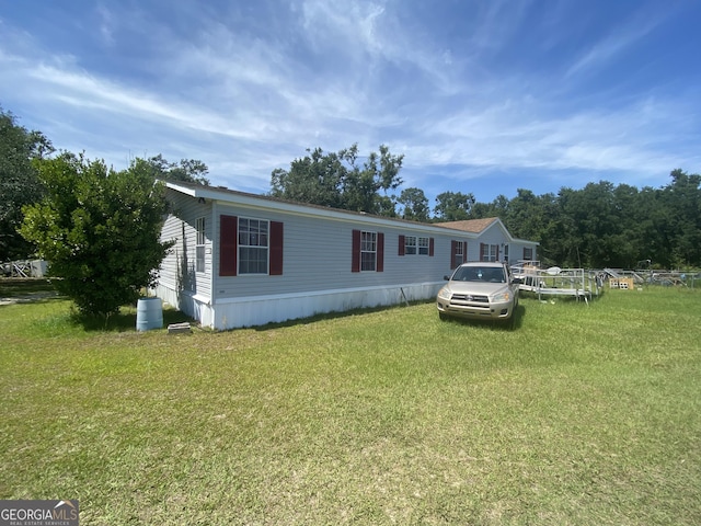 5879 Beatty Mill Creek Rd, Ray City, GA 31645 - manufactured / mobile home with a front yard