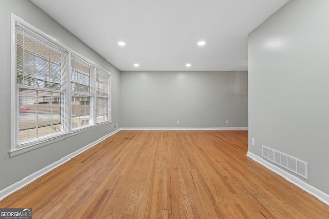 2002 Twin Falls Rd, Decatur, GA 30032 - spare room with light wood-type flooring, recessed lighting, and baseboards