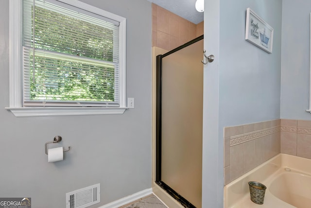3908 Kilgore Falls Dr, Gainesville, GA 30507 - bathroom with a stall shower and a bath