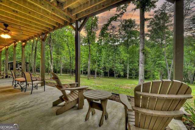 123 Old Fjord Rd, Blue Ridge, GA 30513 - view of patio