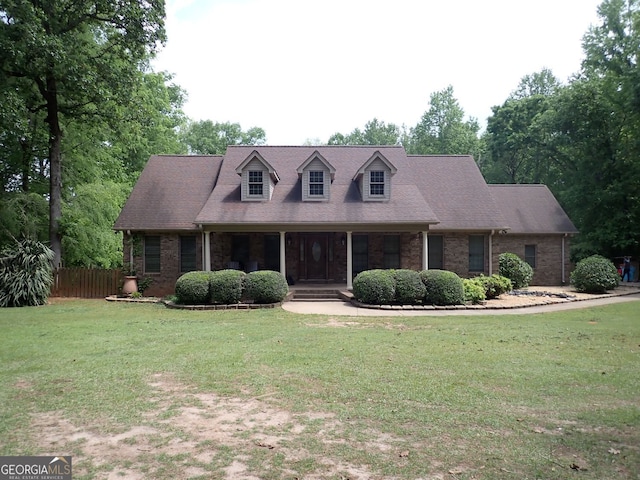 185 Kinards Mill Rd, Jackson, GA 30233 - cape cod home with brick siding and covered porch