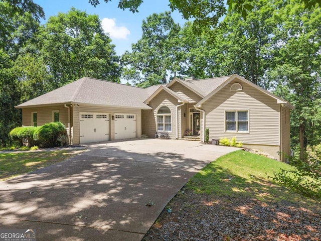 3652 Shady Oak Trl, Gainesville, GA 30506 - single story home with a garage and concrete driveway