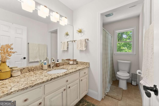 3652 Shady Oak Trl, Gainesville, GA 30506 - full bathroom featuring vanity and tile patterned flooring